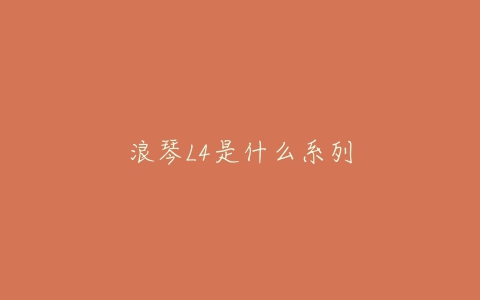 浪琴L4是什么系列