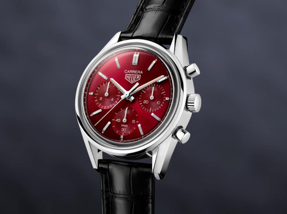 泰格豪雅全新深红色卡莱拉腕表是收藏家的梦想-亿表网